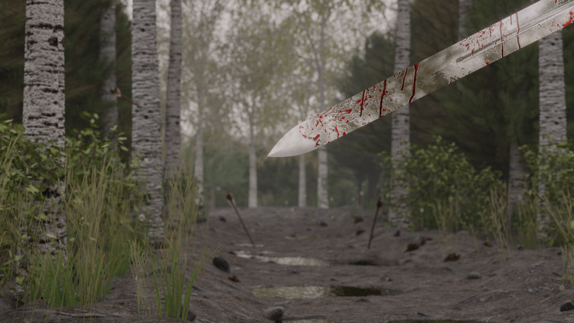 Sword Forest Scene preview image 1
